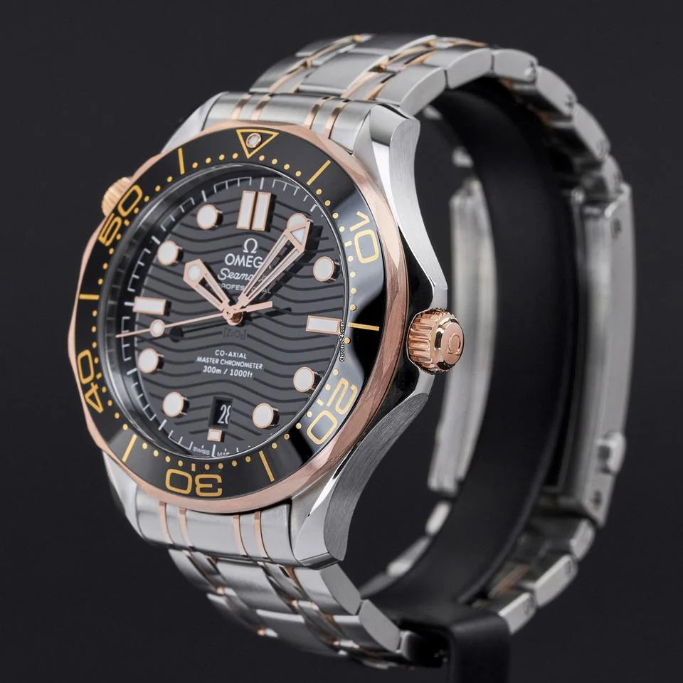 OMGA - Seamaster Two-Tone Black Dial