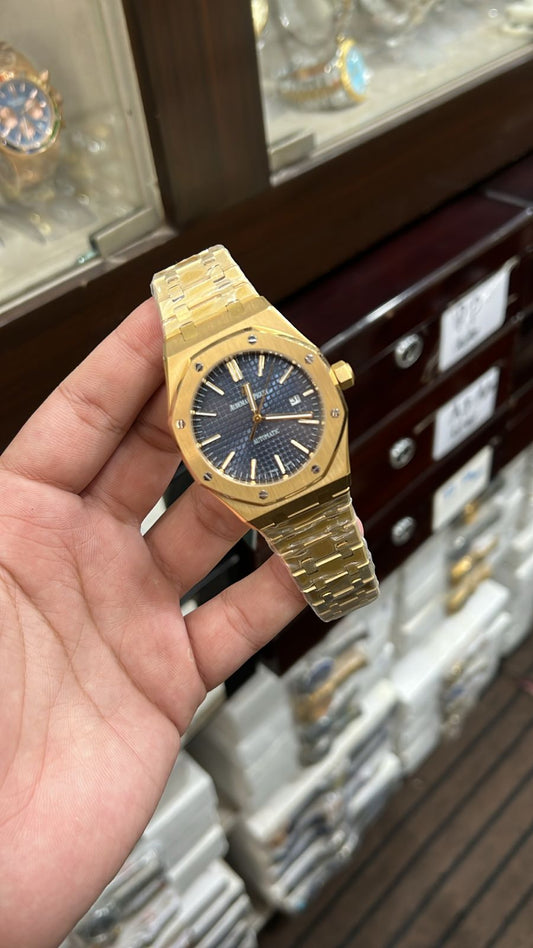 AP - Royal Oak - Gold Black Dial