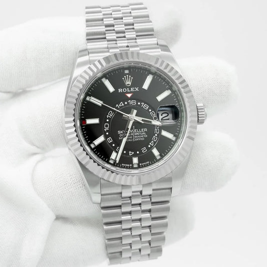 RLX - Sky Dweller Silver Black - AAA Quality
