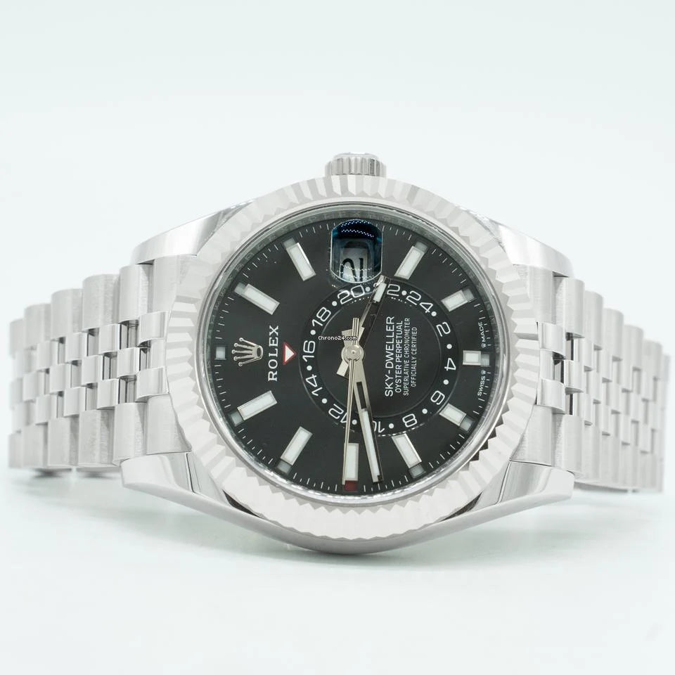 RLX - Sky Dweller Silver Black - AAA Quality