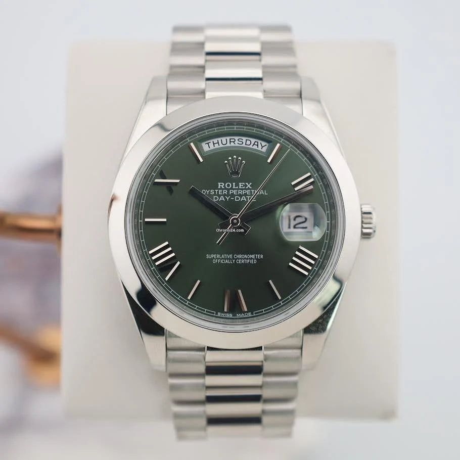 RLX - Day Date Olive Green Dial