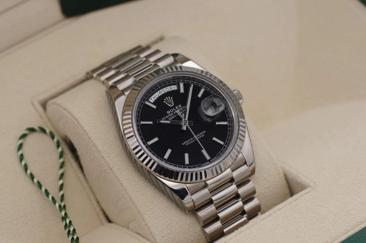 RLX - Day Date Black Dial