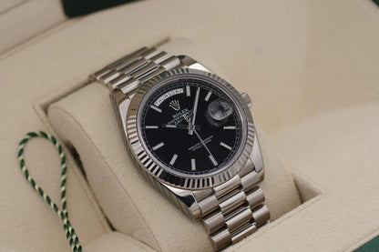 RLX - Day Date Black Dial