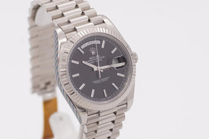 RLX - Day Date Black Dial